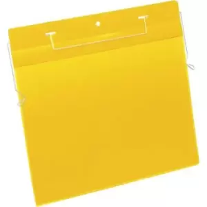 Image of Durable 175404 Wire label holder Yellow (W x H) 297mm x 210 mm A4 landscape