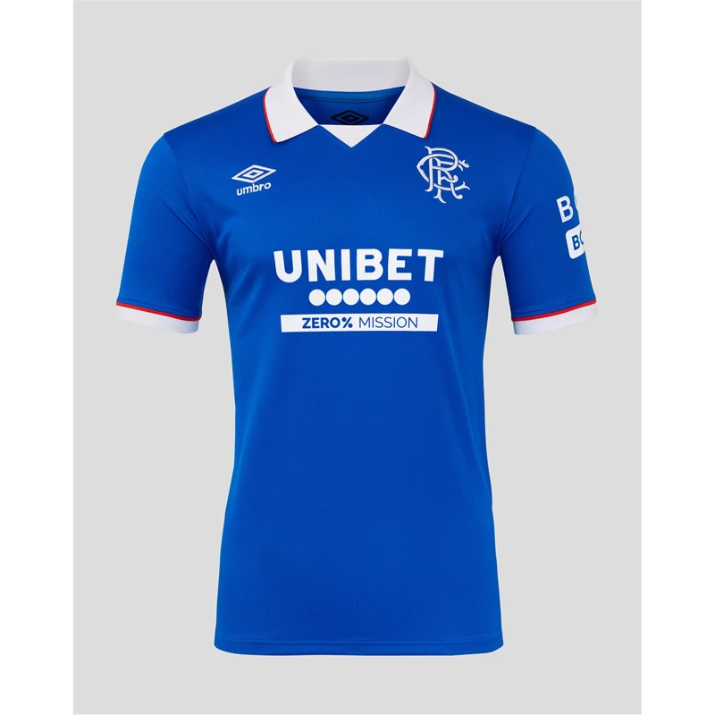 Image of Umbro Rangers Home Football Shirt 2025 2026 Adults Lapis Blue male S