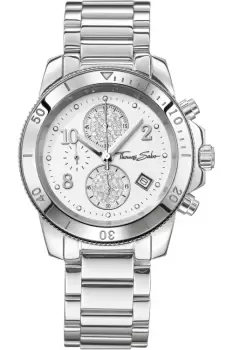 Image of Ladies Thomas Sabo Glam Chronograph Watch WA0190-201-202-40MM