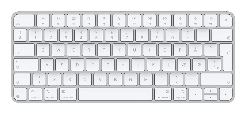 Image of Apple Apple Magic keyboard Universal USB + Bluetooth QZERTY Danish White MXCL3DK/A