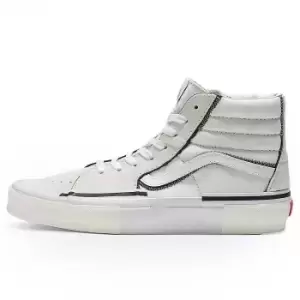 Image of Vans Sk8-Hi, Marshmallow/White, size: 10+, Unisex, Trainers, VN0005UKQJM1