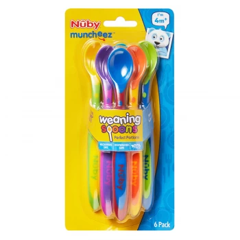 Image of Nuby 6 Feeding Spoons