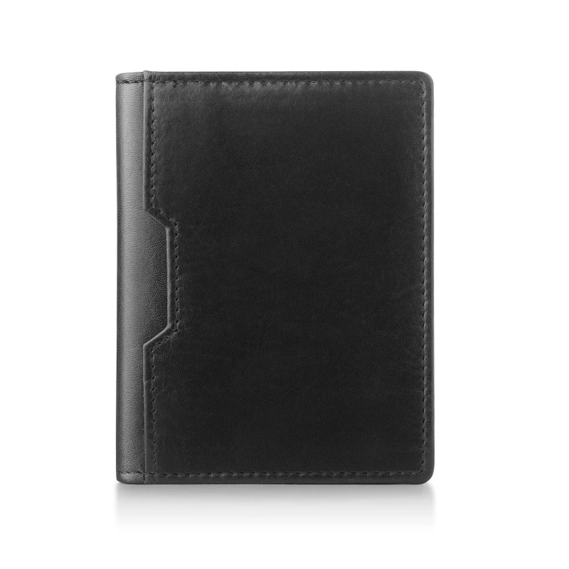 Image of PRIMEHIDE Leather Alperto RFID Leather Credit Card Holder Black male 8 x 10.5