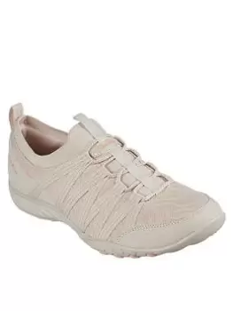 Image of Skechers Breathe-easy Trainers, Natural, Size 6, Women