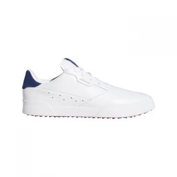 Image of adidas Retro Golf Shoes Mens - White/Navy