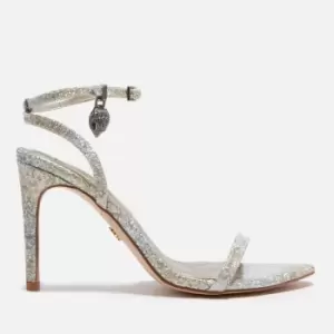 Image of Kurt Geiger London Womens Shoreditch Barely There Heeled Sandals - Metal Comb - UK 7