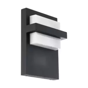 Image of Culpina - LED Outdoor Flush Wall Light Anthracite IP44 - Eglo
