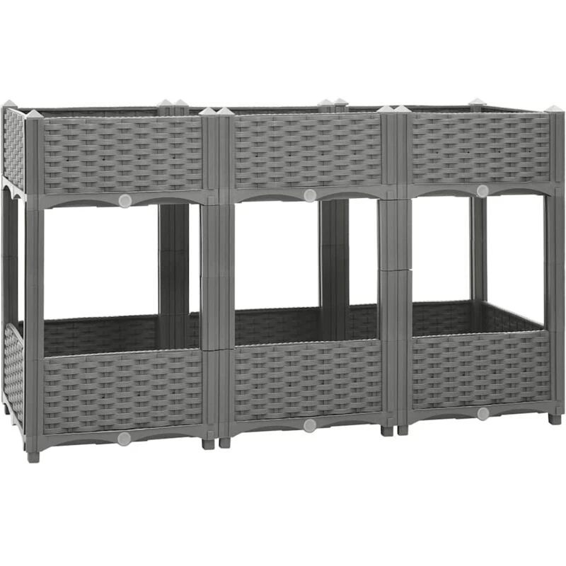 Image of VIDAXL Raised Bed 120x40x71cm Polypropylene Vidaxl 8720845671914