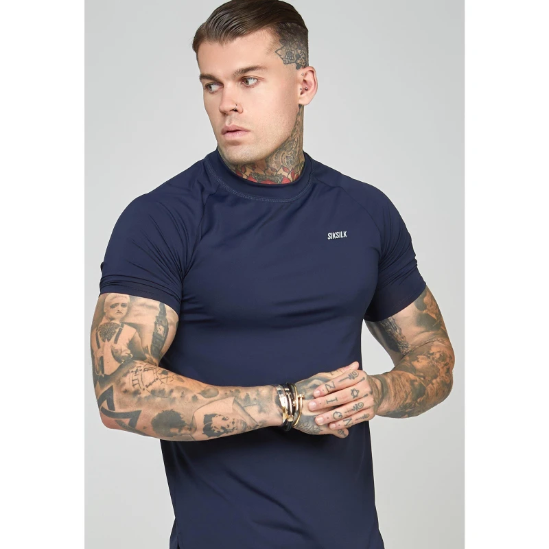 Image of SikSilk Mf T-Shirt - Blue Blue XS