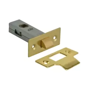 Image of Forge Tubular Mortice Latch Brass Finish 76mm (3in) FGETUBLBR3