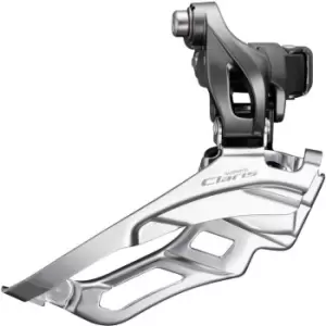Image of Shimano Claris R2030 Triple 8 Speed Band Clamp Front Derailleur - Grey