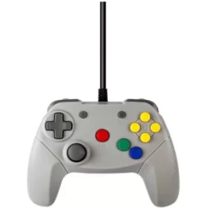 Image of Retro N64 Wired Controller &ndash; Grey