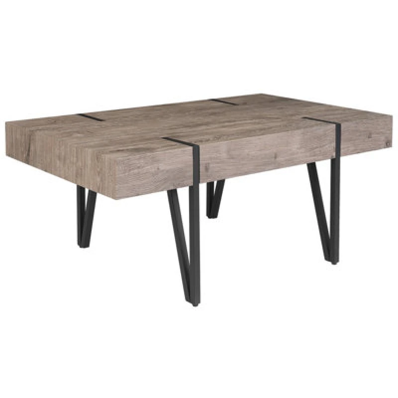 Image of Beliani Industrial Coffee Table Adena Brown