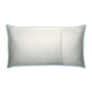 Image of Belledorm Pima Cotton 450 Thread Count Bolster Pillowcase (One Size) (Platinum)