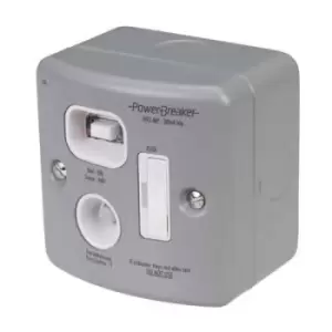 Image of Powerbreaker 13A Type A Rcd Fused Spur Metal Clad - H92-MP