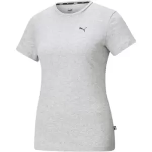 Image of Puma Essentials Small Logo T Shirt Womens - Grey