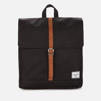 Image of Herschel Supply Co. Mens City Mid Volume Backpack - Black/Tan