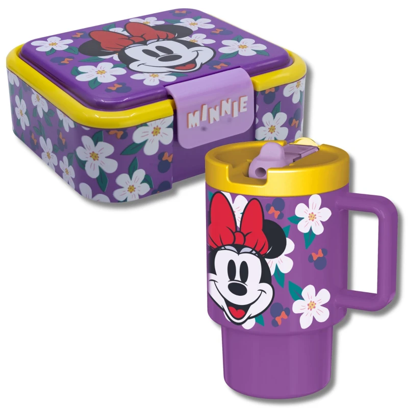 Image of Minnie Mouse Packed Lunch Set, Multi 81237 / 81256