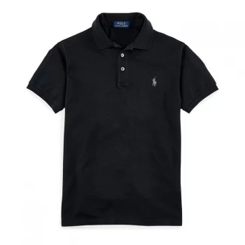 Image of Polo Ralph Lauren Slim Fit Stretch Mesh Polo Shirt - Polo Black