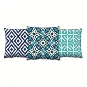 Image of AC-4244-4656-4254 Multicolor Cushion Set (3 Pieces)