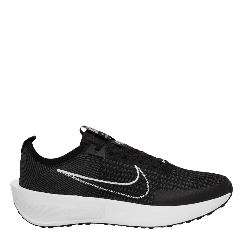 Image of Nike Interact Run Mens Road Running Shoes Black/White male 9 (44)