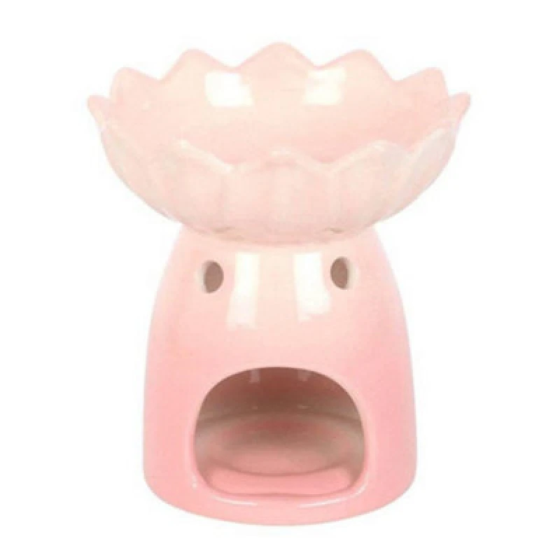 Image of Something Different Something Different Water Lily Oil Burner in Pink Pink One Size Unisex 5063693881320
