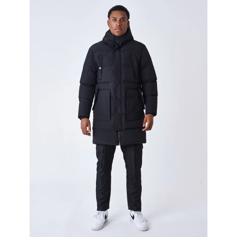 Image of Project X Paris Project X Paris' Multi-Pocket Long Puffer Noir Male XL