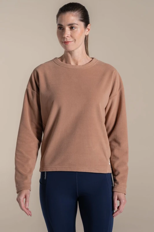 Image of Craghoppers Womens Miska Insulating Fleece in Brown Size: 16 Brown Female 16