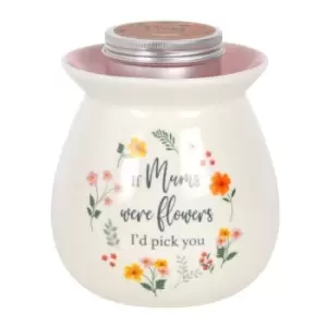 Image of If Mums Were Flowers Ceramic Burner Gift Set
