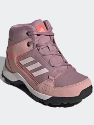 Image of adidas Terrex Hyperhiker Hiking Shoes, Purple, Size 1 Older