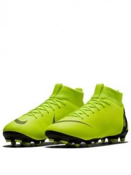 Image of Nike Junior Mercurial Superfly 6 MG Academy Football Boots Black Size 2 Men