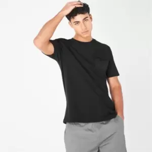 Image of Firetrap Hybrid T Shirt Mens - Black