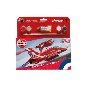Image of RAF Red Arrows Hawk 1:72 Air Fix Medium Starter Set