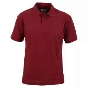 Image of Absolute Apparel Mens Pioneer Polo (S) (Burgundy)