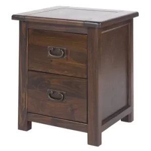 Image of Boston 2 drawer bedside cabinet