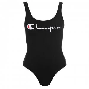 Image of Champion Mid One Piece Swimsuit - Black