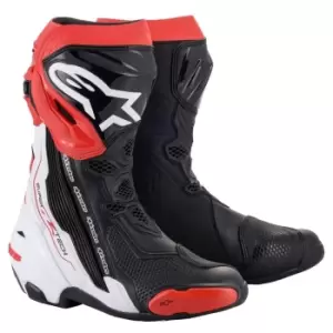 Image of Alpinestars Supertech R 2021 Black White Red Boots 45