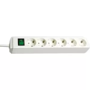 Image of Brennenstuhl 1159520400 Power strip (+ switch) 6x White PG connector