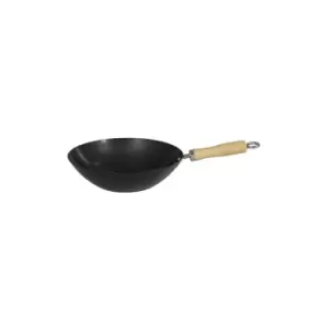 Image of 34cm Non-Stick Carbon Steel Wok - Dexam