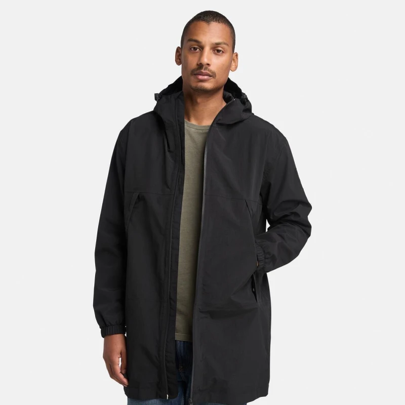 Image of Timberland Mens Winnick Waterproof Black Parka Black male S