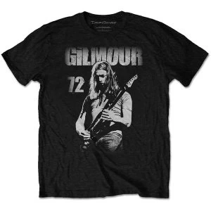 Image of David Gilmour - 72 Mens Medium T-Shirt - Black