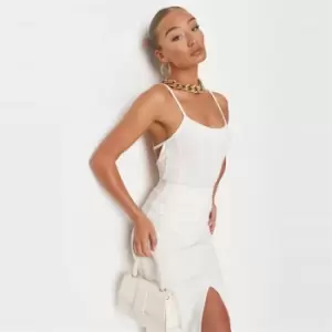 Image of Missguided Seam Detail Bodysuit - White