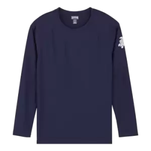 Image of Men Rashguard Solid - Regular - Blue - Size S - Vilebrequin