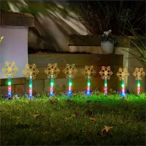 Image of Three Kings SnowDecor Stakes - Set of 8 - Multi-coloured