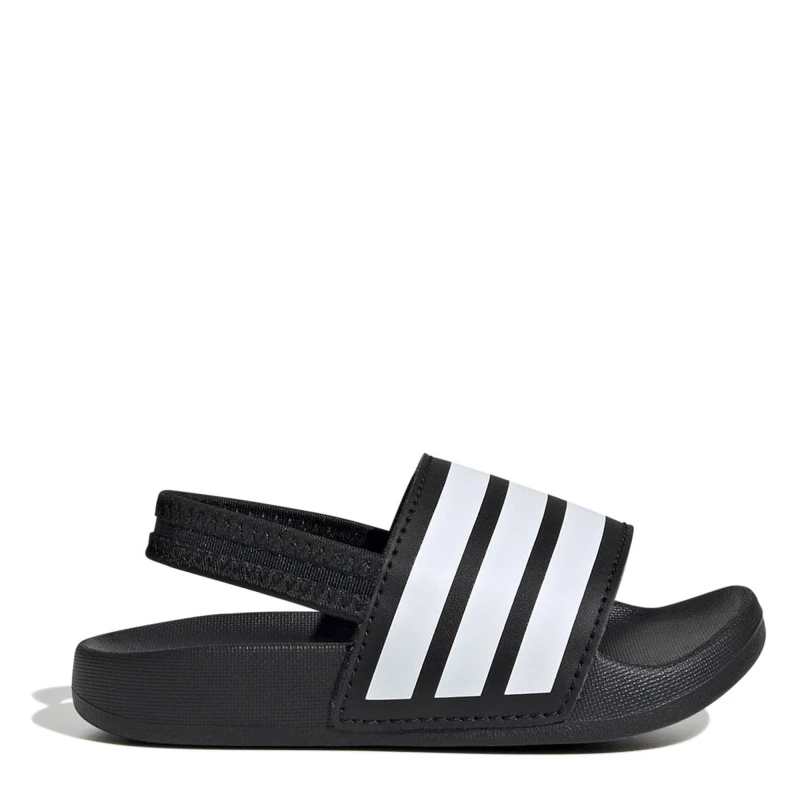 Image of adidas Adilette Estrap Slides Infants Black/White male C3 (19)