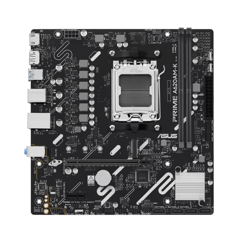 Image of ASUS PRIME A620AM-K AMD A620A Socket AM5 micro ATX