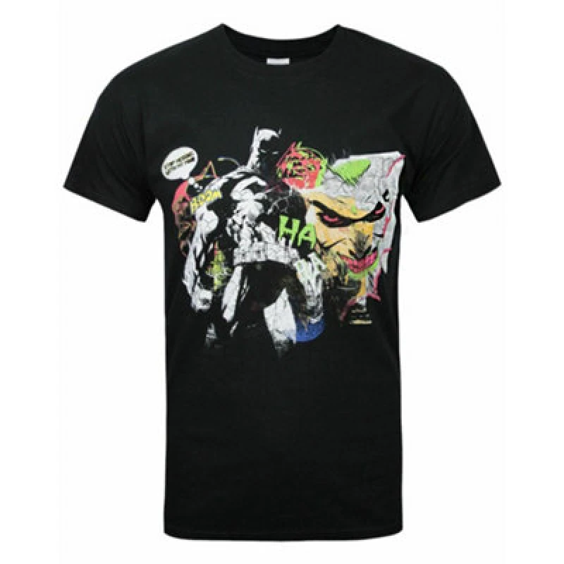 Image of DC Comics Short Sleeved T-Shirt Black male