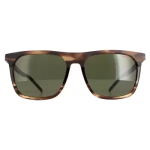 Image of Rectangle Brown Havana Green HG 1086/S