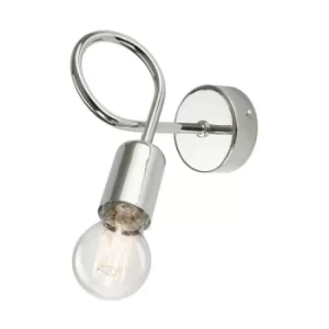 Image of Camilla Wall Light Chrome, 1x E27
