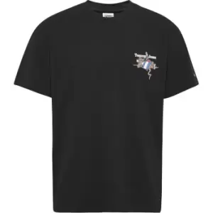 Image of Tommy Jeans Tjm Rlxd Back Logo Sport-Tee - Black